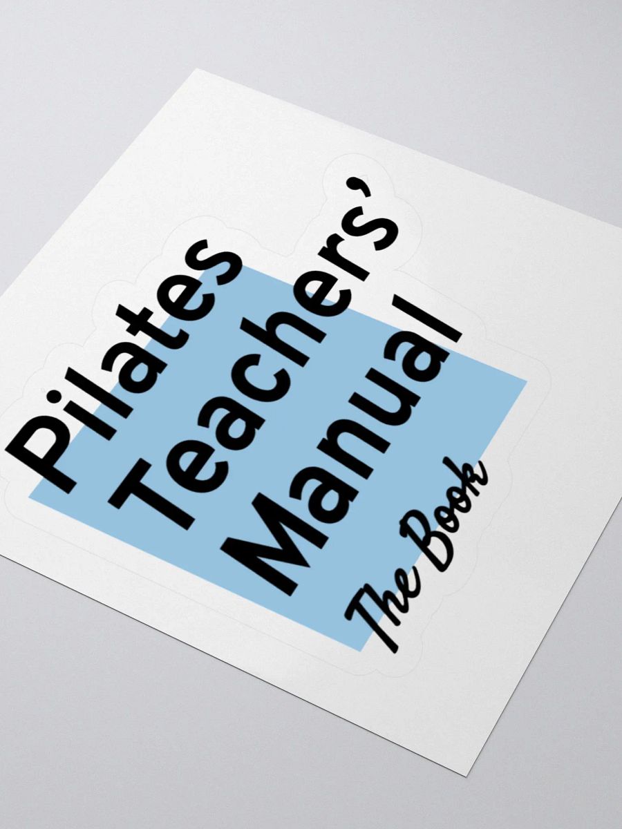 Sticker - Pilates Teachers' Manual: The Book product image (3)