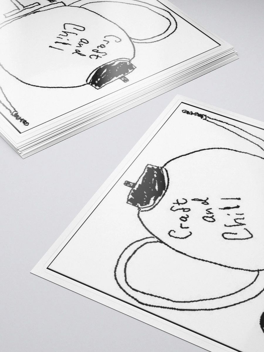 Craft and Chill sticker product image (5)