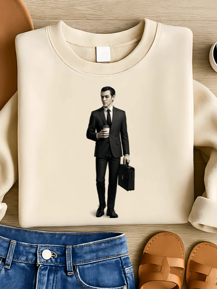 Business Vampire Sublimation PNG – Corporate Halloween Clipart for T-Shirts – Sharp Suits & Sharper Fangs – 300 DPI Instant Digital Download product image (1)