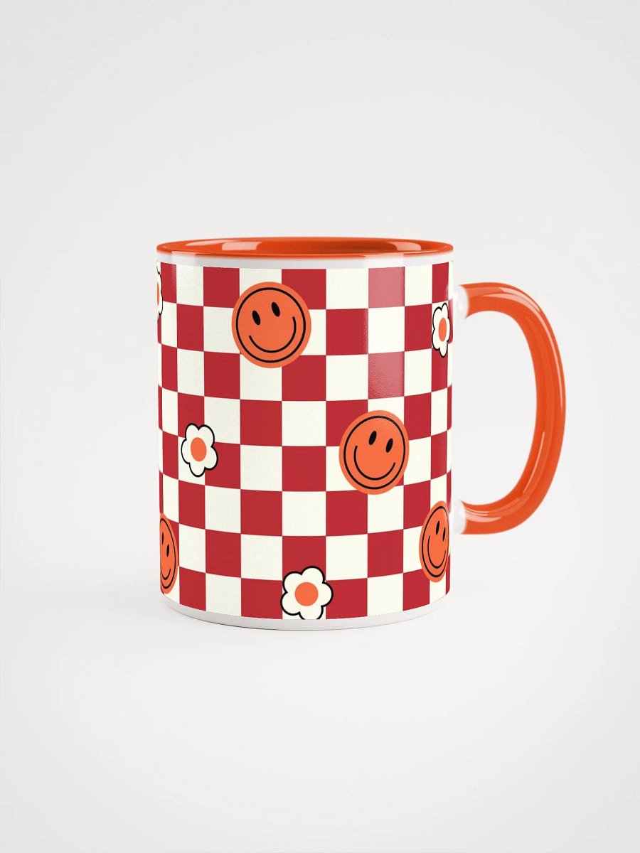 Checkered Smiley Mug product image (1)