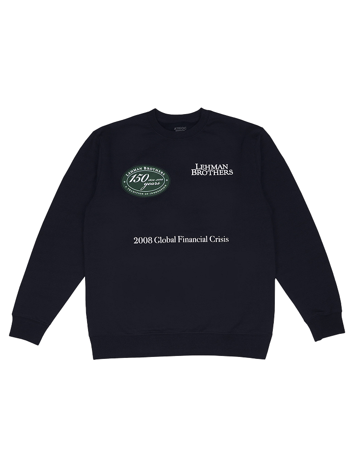 2008 Lehman Crewneck Sweatshirt-Navy product image (1)
