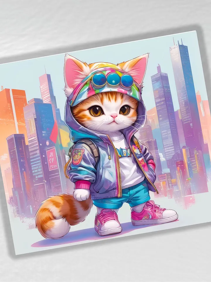 Cute City Kitty 20 oz Stainless Steel Tumbler - V3 product image (2)