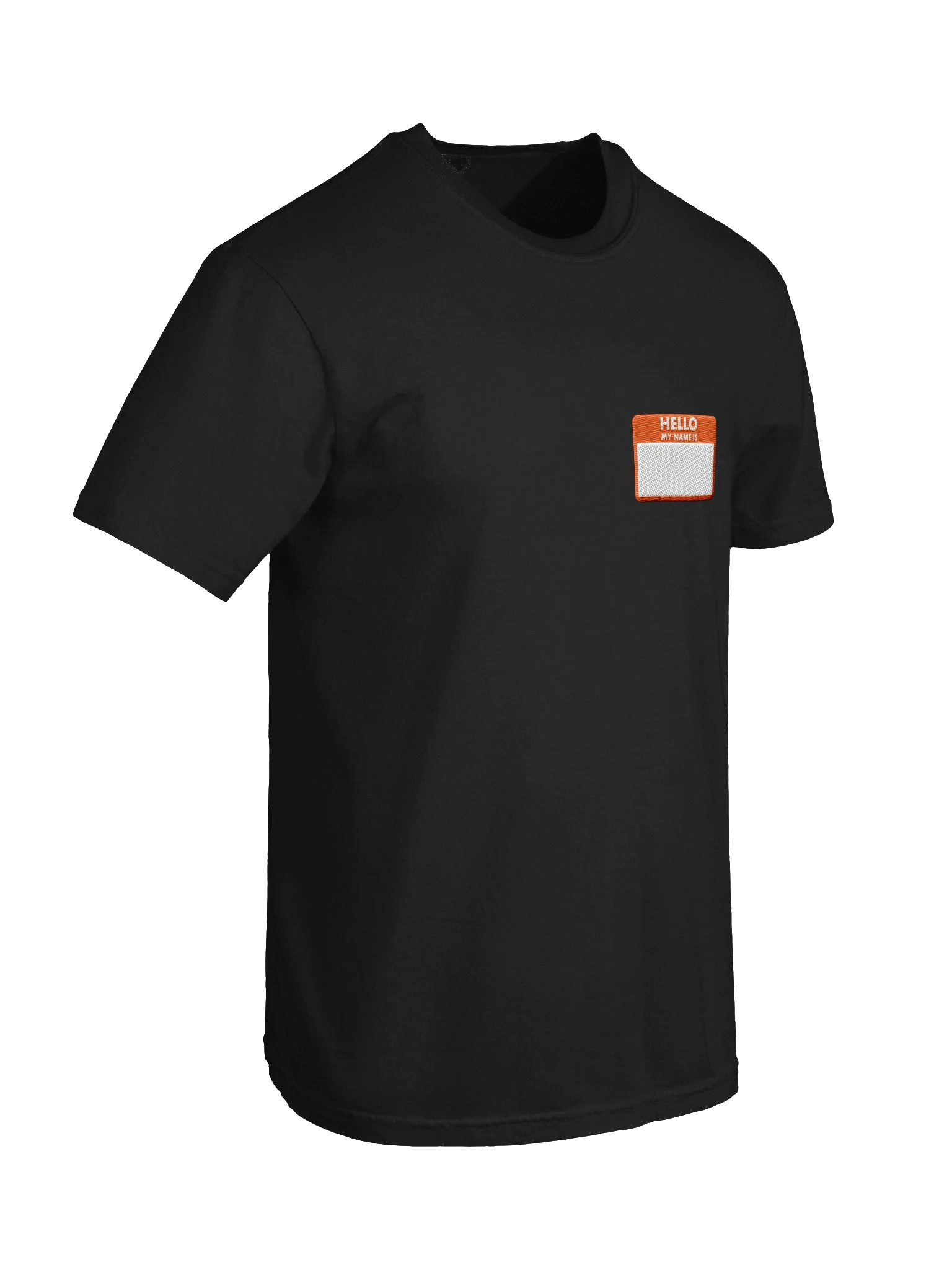 Name Tag Tee: Orange Block product image (8)