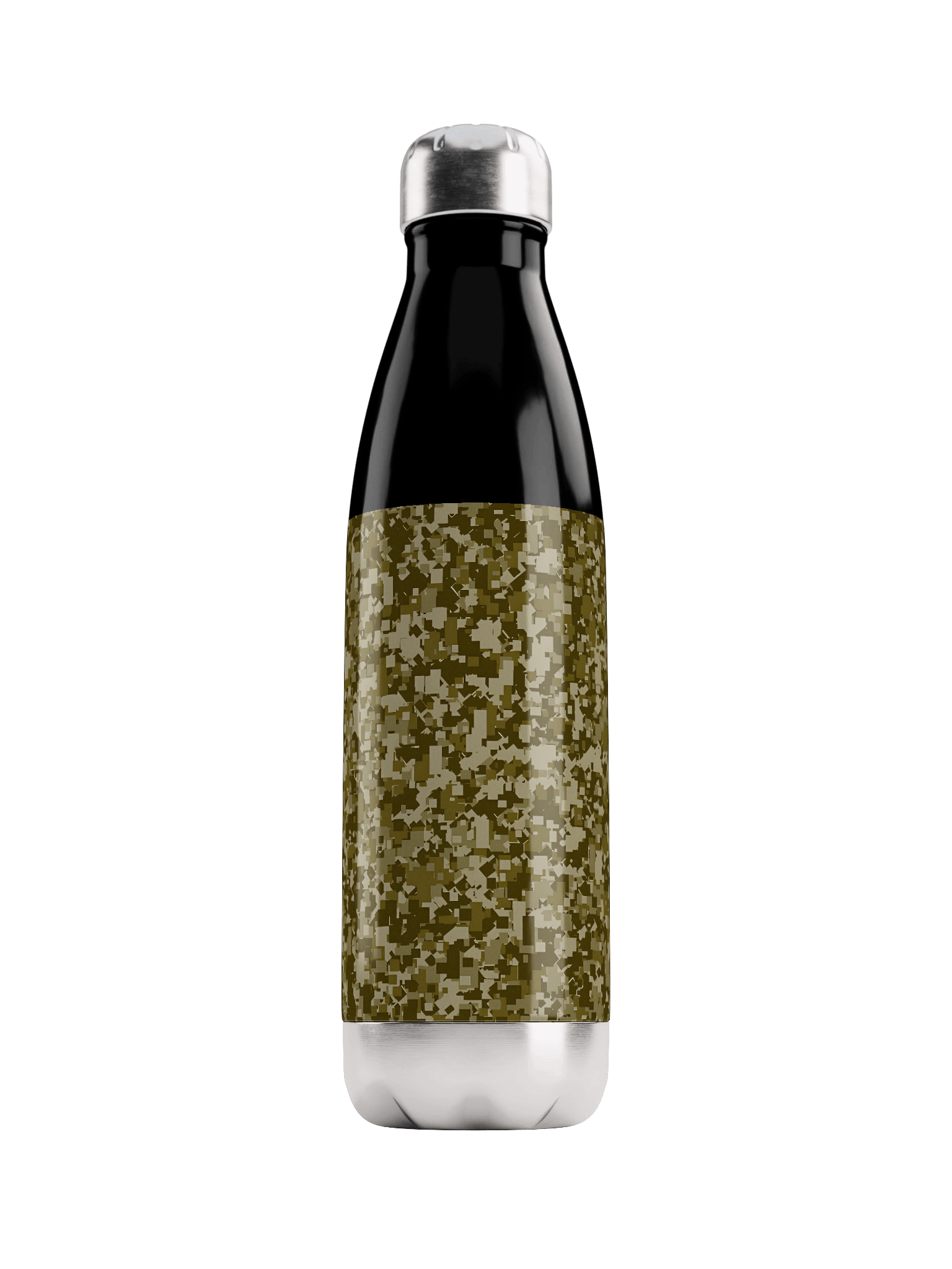 Stealthy Stainless: Digital Camo Steel Bottle product image (1)