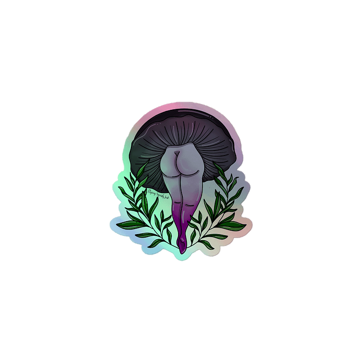 Asexual Mush- Holo Sticker product image (1)