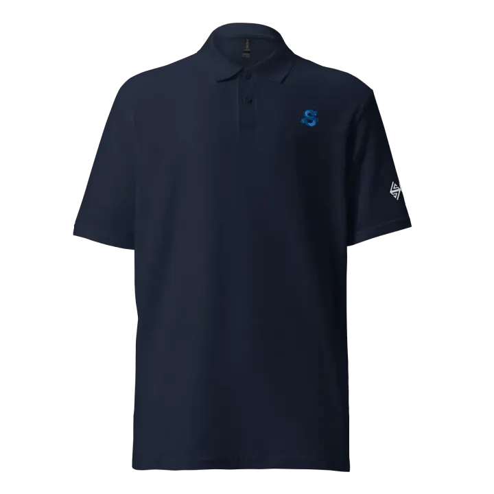 Blue Gildan Unisex Pique Polo Shirt product image (1)