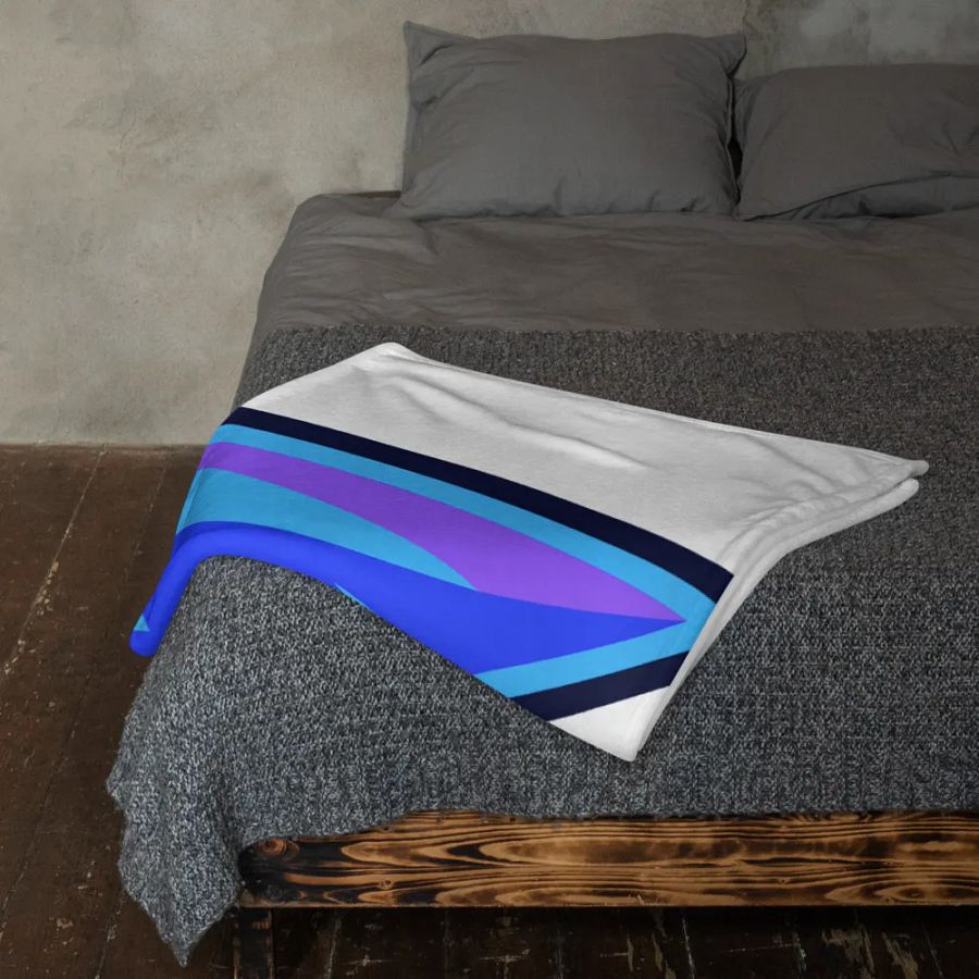 Blue Thunder Throw Blanket product image (11)