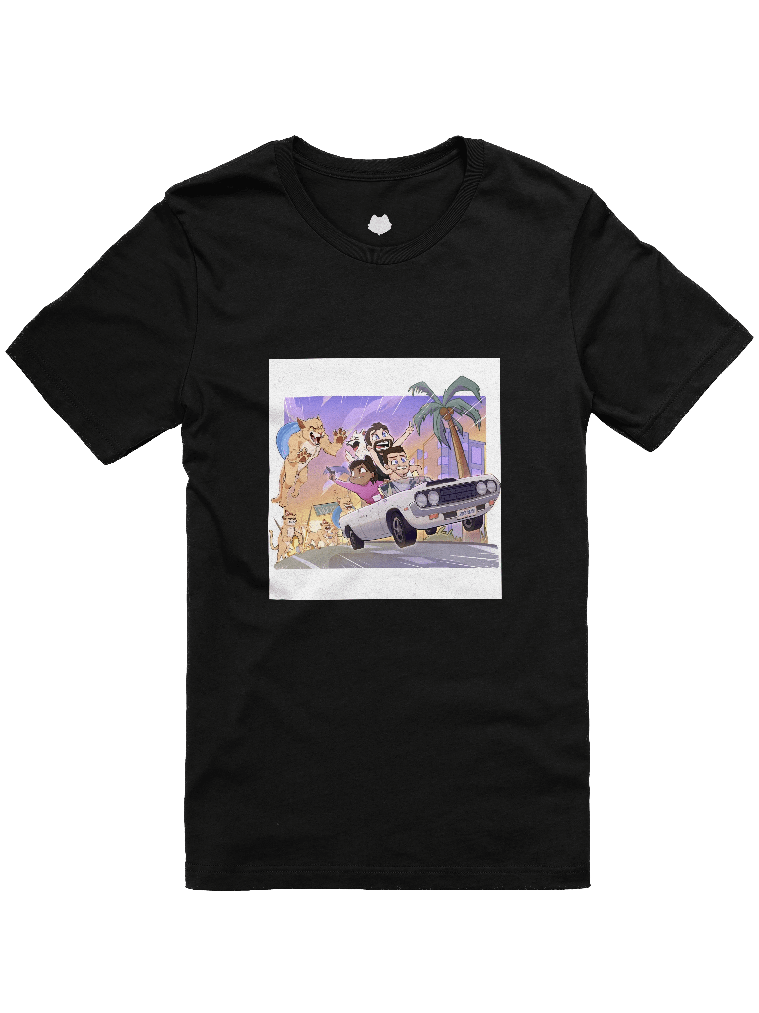 Cat-astrophic Fur-ocius Purrsuit T-Shirt product image (8)