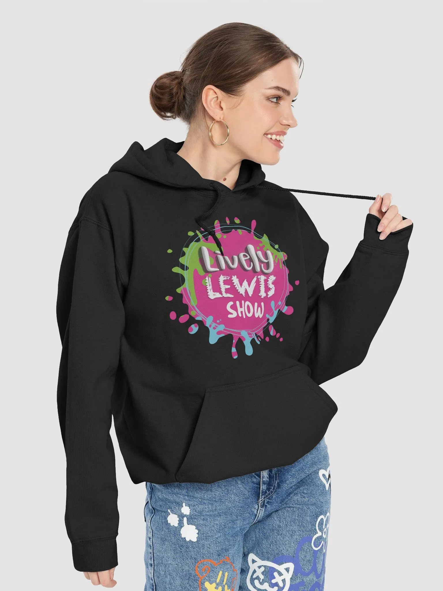 Lively Lewis Show Adult Hoodie product image (5)