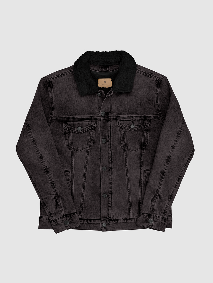 Dinovision denim sherpa jacket product image (1)