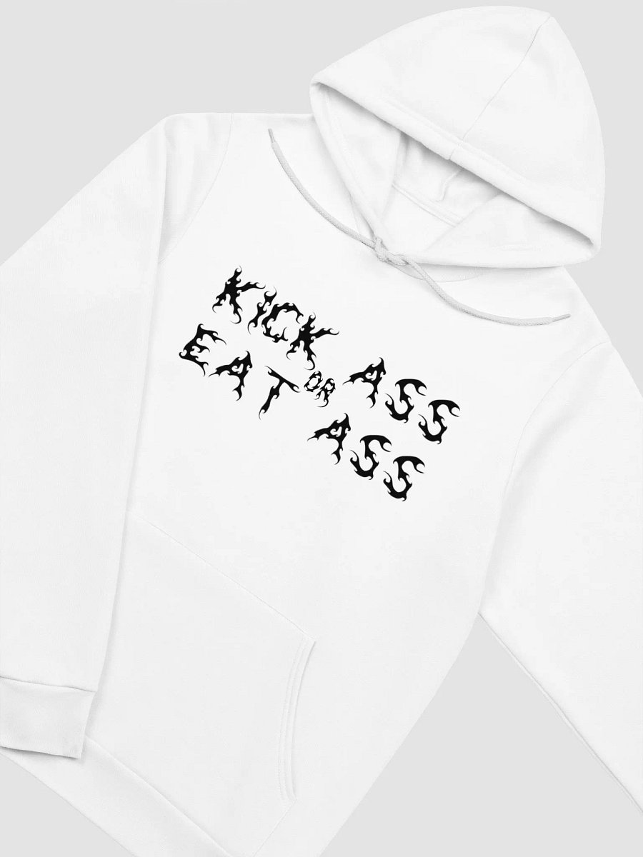 Kick Ass Or Eat Ass Hoodie (White) product image (3)