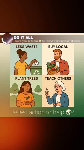 Easiest action to help 🌏?

Respect ▶︎ 𝗪𝗵𝗮𝘁 𝘄𝗼𝘂𝗹𝗱 𝘆𝗼𝘂 𝗰𝗵𝗮𝗻𝗴𝗲 𝗶𝗳 𝗲𝘃𝗲𝗿𝘆 𝗰𝗵𝗼𝗶𝗰𝗲 𝗶𝗺𝗽𝗮𝗰𝘁𝗲𝗱 𝗮𝗹𝗹 𝗹𝗶𝗳𝗲?
Wellness is merging with susta...