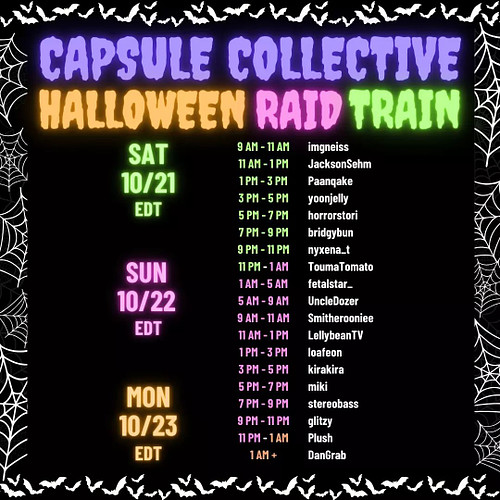 Happy Halloween, Ghouls and Gories! Tonight, I'm your Official Last Stop on the Capsule Collective Raid Train! I'll see you a...