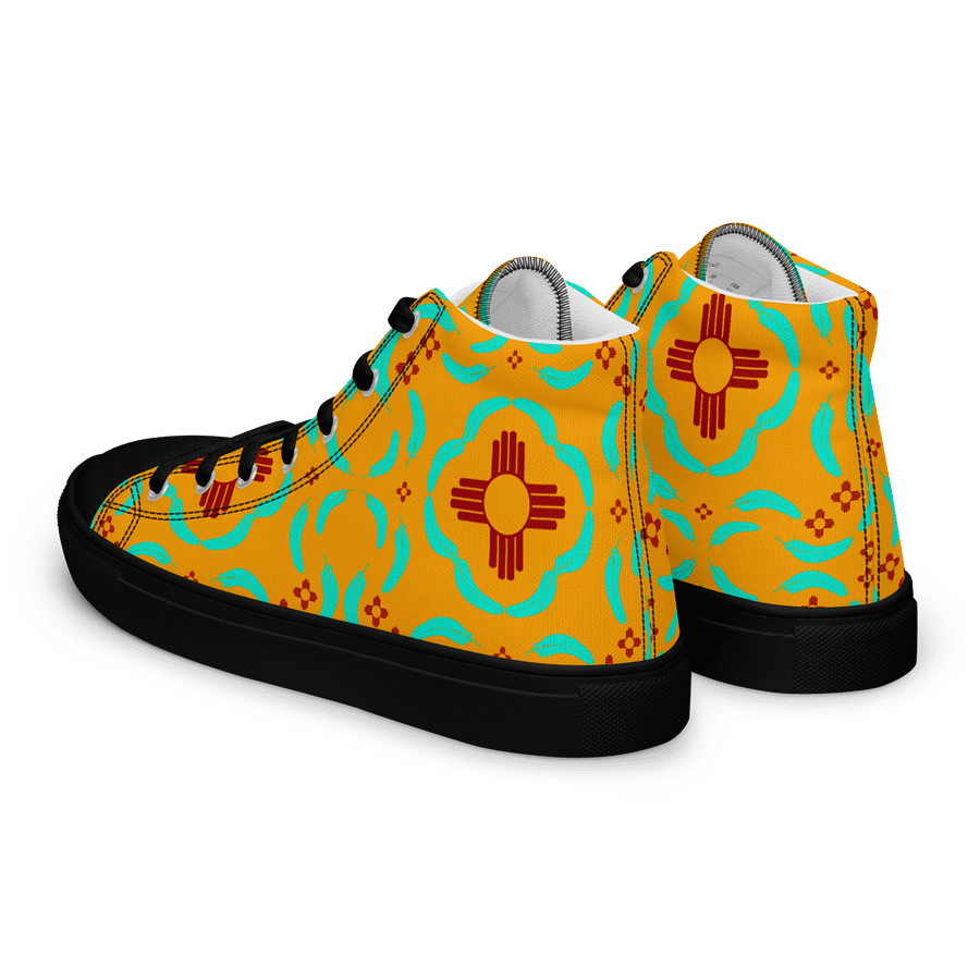Zia Turquoise Feather High Tops product image (9)
