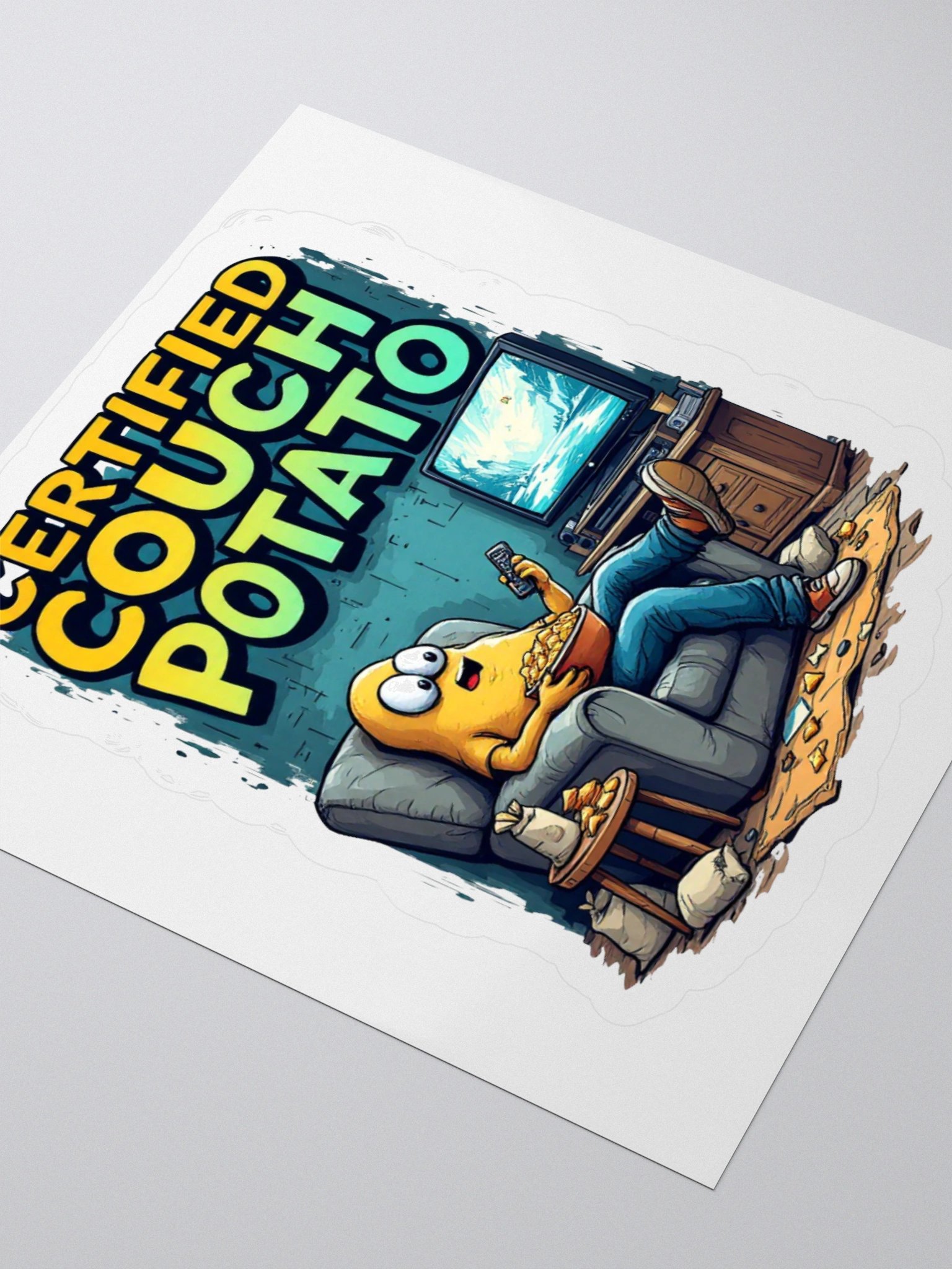 Certified Couch Potato Sticker Set product image (8)