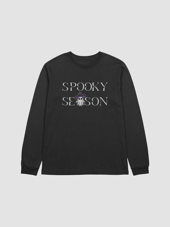 Spooky Season Sombrero Ghost Light Supersoft Long Sleeve Slimmer Fit Shirt product image (1)