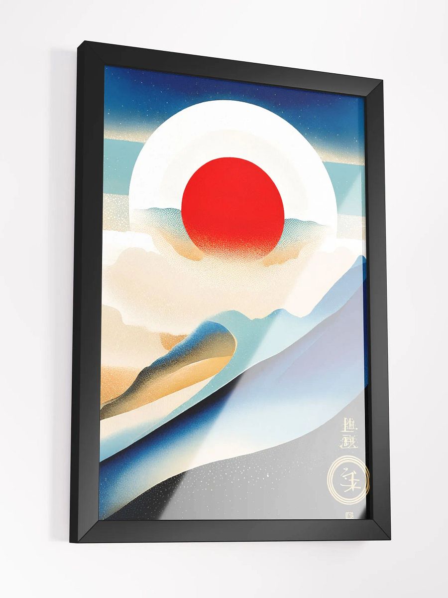 Geometric abstract art in Japanese style product image (3)