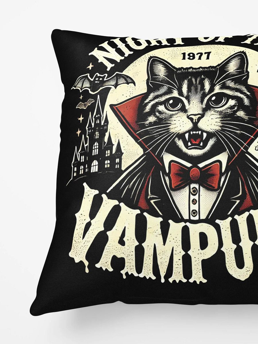 NIGHT OF THE VAMPURR Halloween Pillow product image (2)