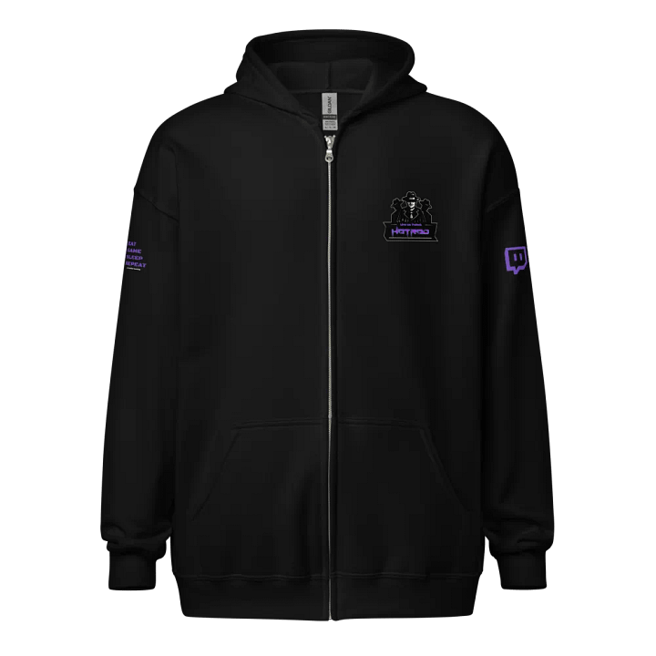 Black Gildan Zip Hodie product image (1)