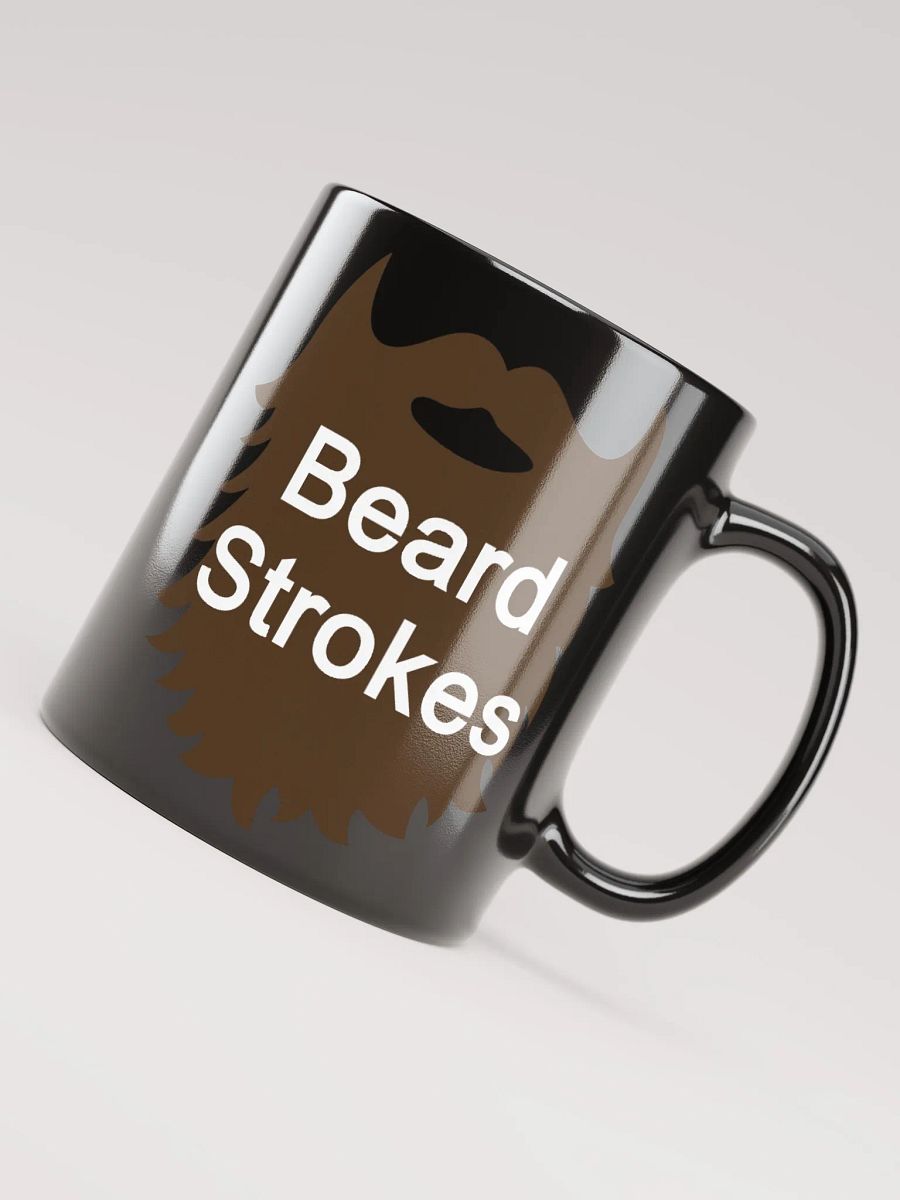 Beard Strokes Mug - Black product image (4)