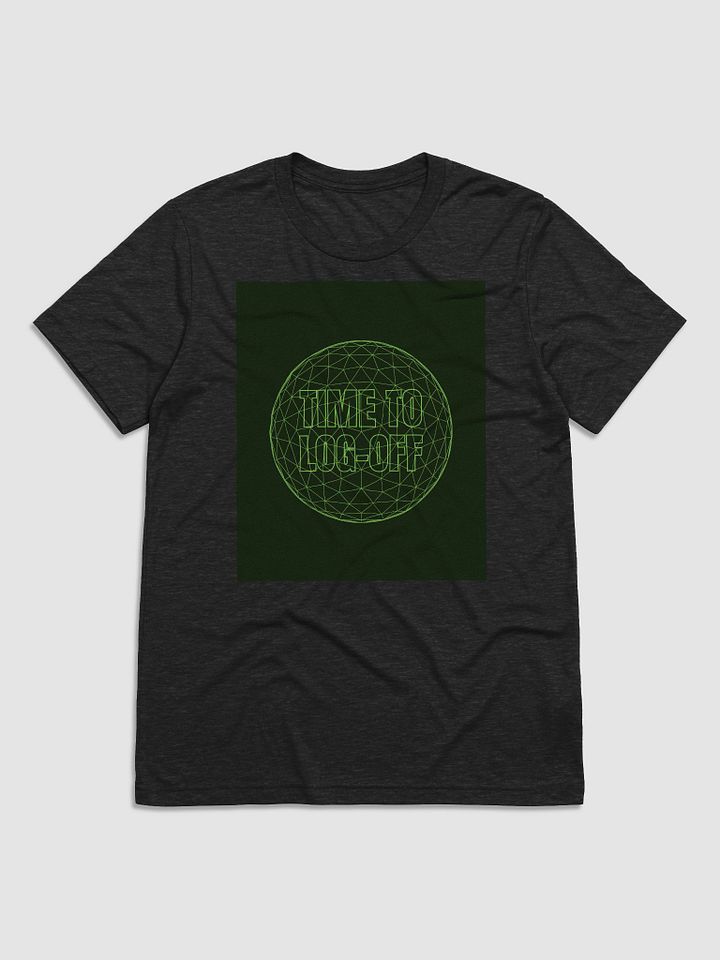 Geometric Green Lines Logo-Off Tee product image (2)