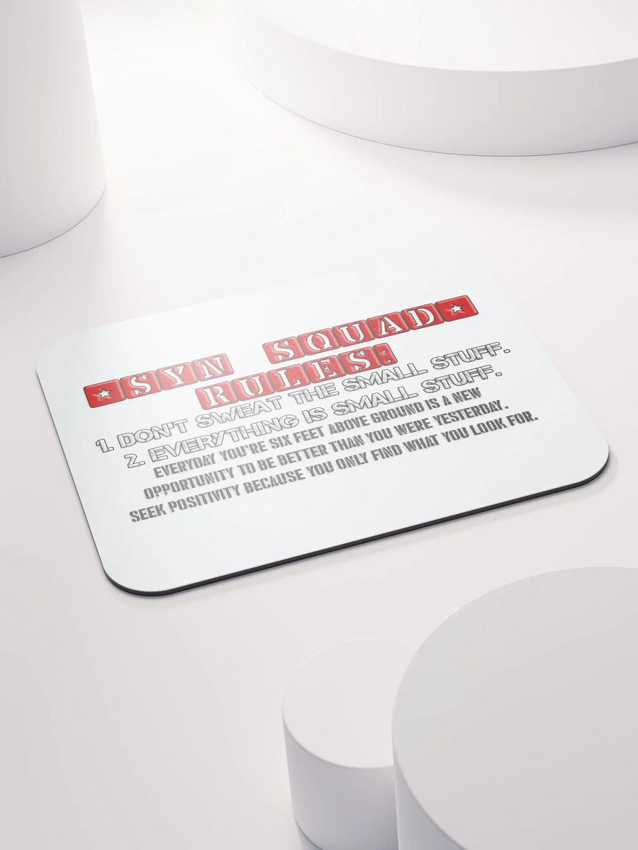 Synisisms Collection - 2 Rules Mouse Pad product image (4)