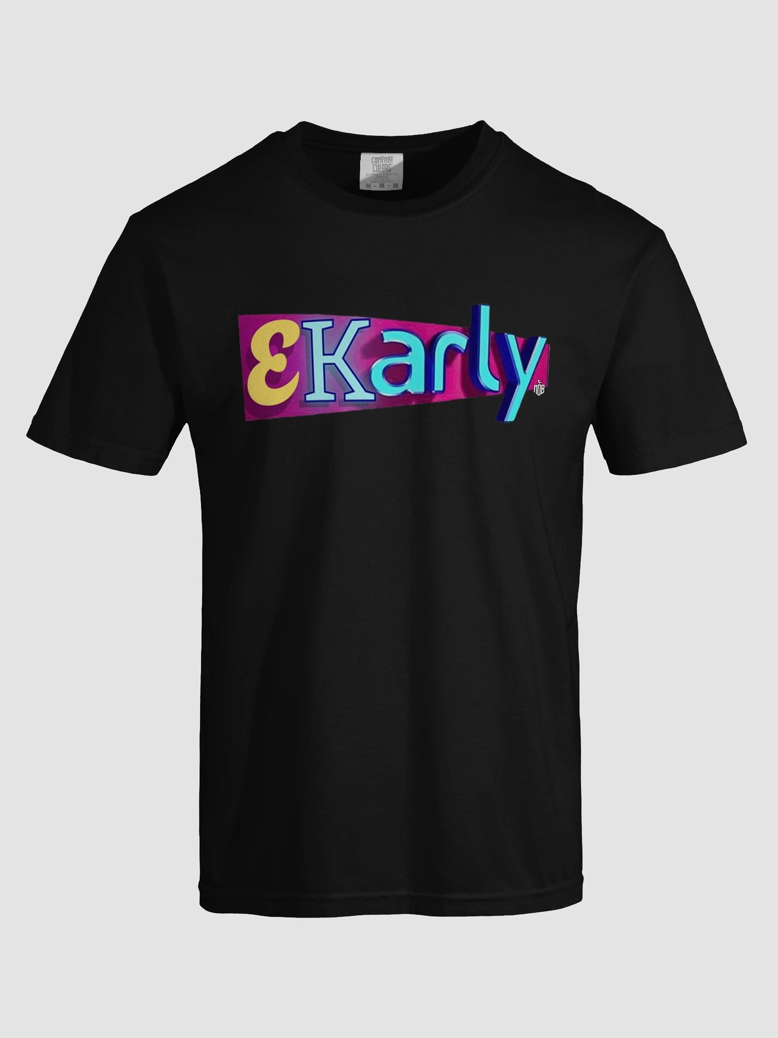 "E-Karly" Black Comfort Colors Garment-Dyed Heavyweight T-Shirt product image (5)