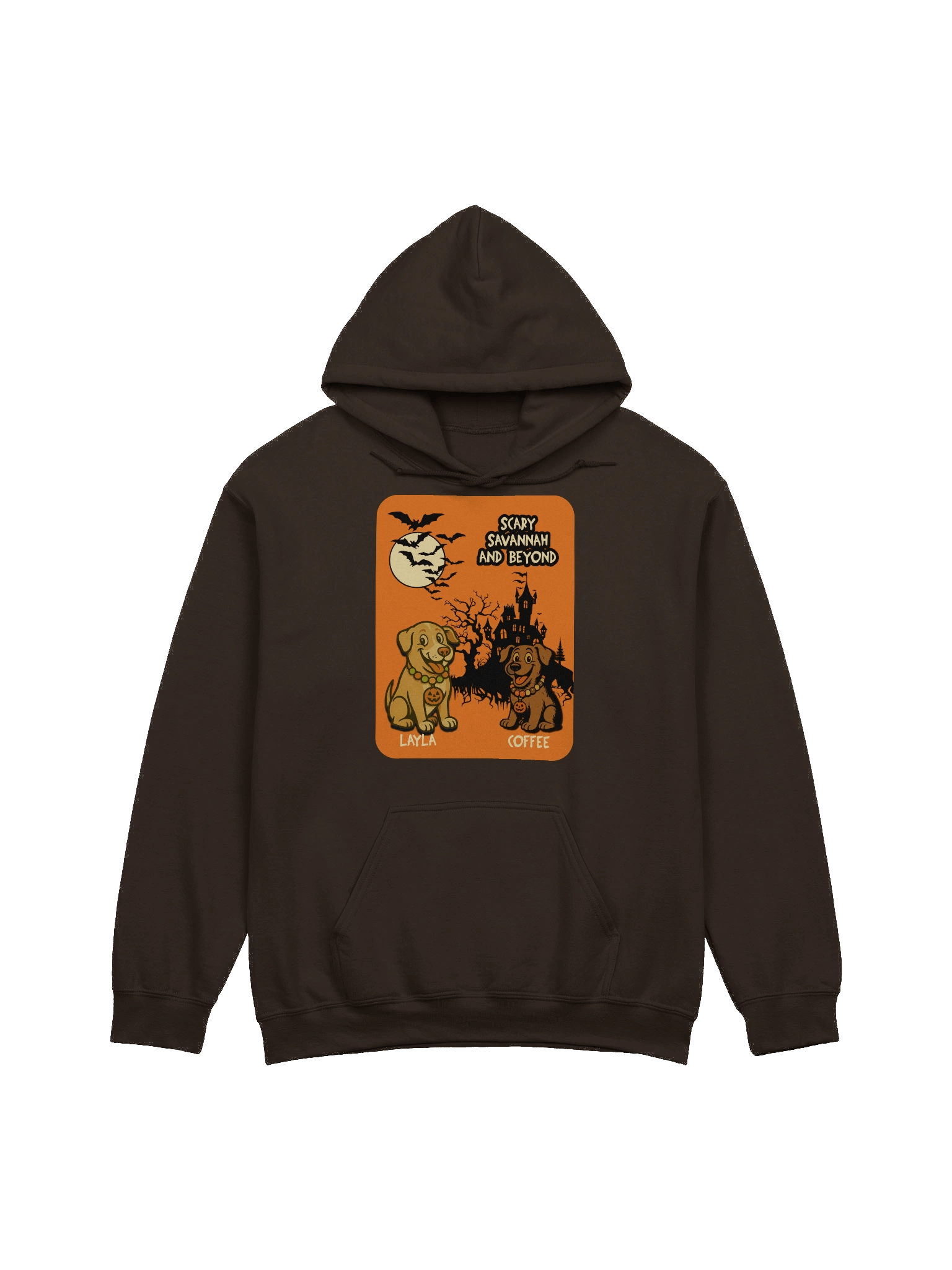 Scary Savannah Layla and Coffee Hoodie Spooky Season product image (5)