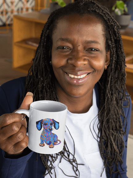 Psychedelic Dachshund #1 - Mug product image (2)