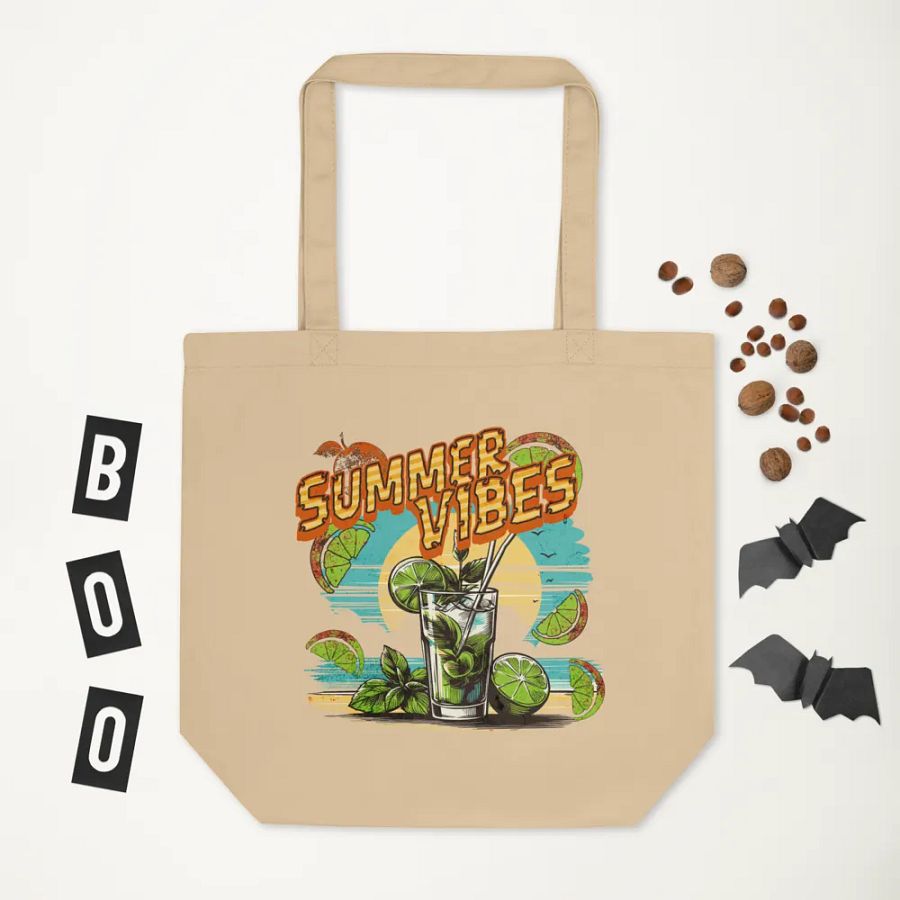 Summer Vibes Eco-Friendly Tote Bag product image (5)