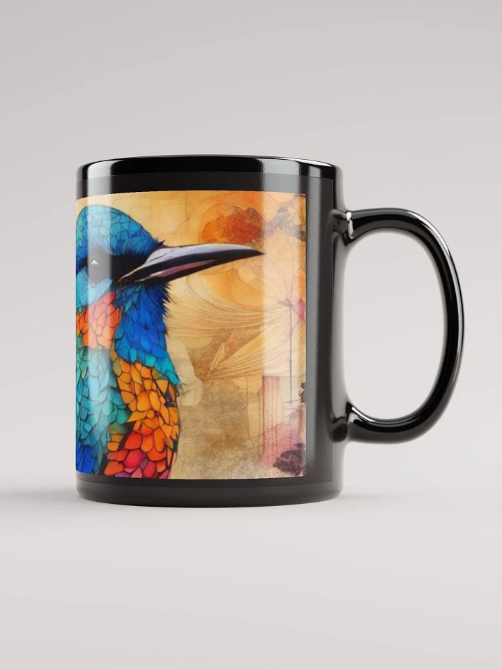 Mosaic Kingfisher Glossy Mug product image (2)