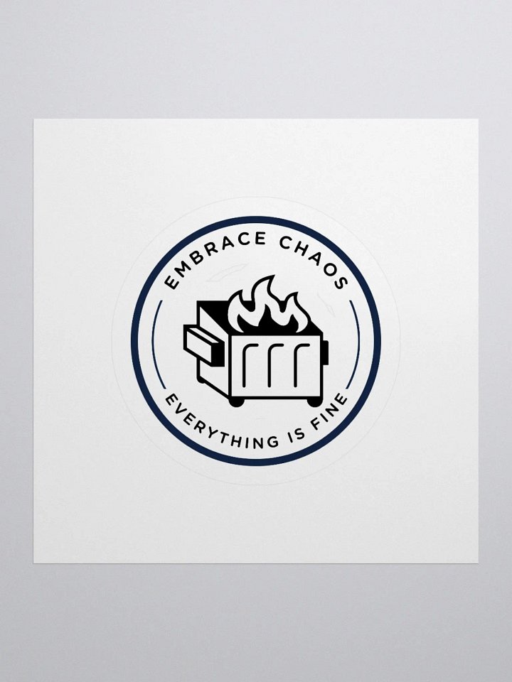 Everything is fine Sticker product image (1)