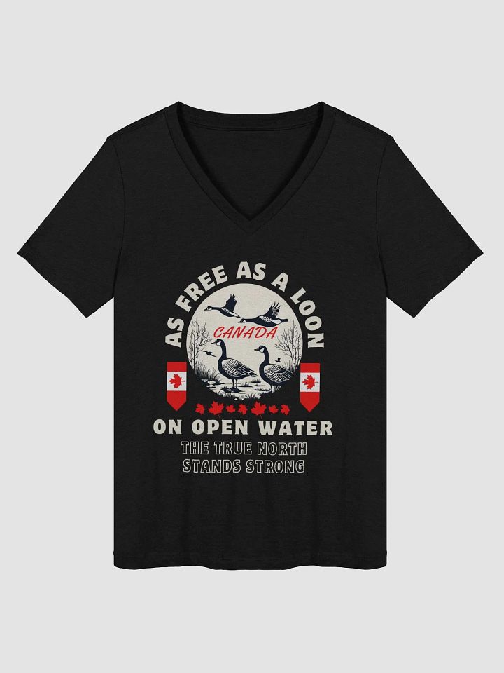 Canadian Geese Freedom V-Neck Tee product image (14)