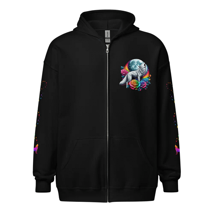 Pride Howl Unisex Zip Hoodie product image (1)
