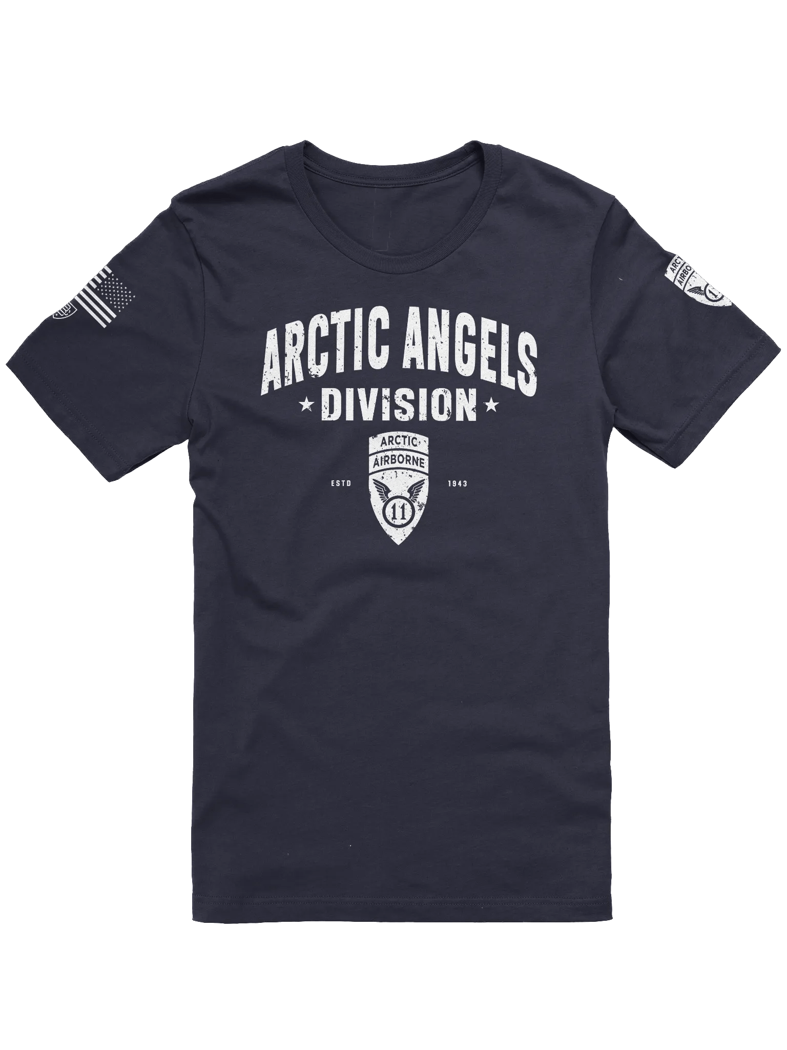 11th Airborne Division - Arctic Angels "Distressed" T-Shirt product image (1)
