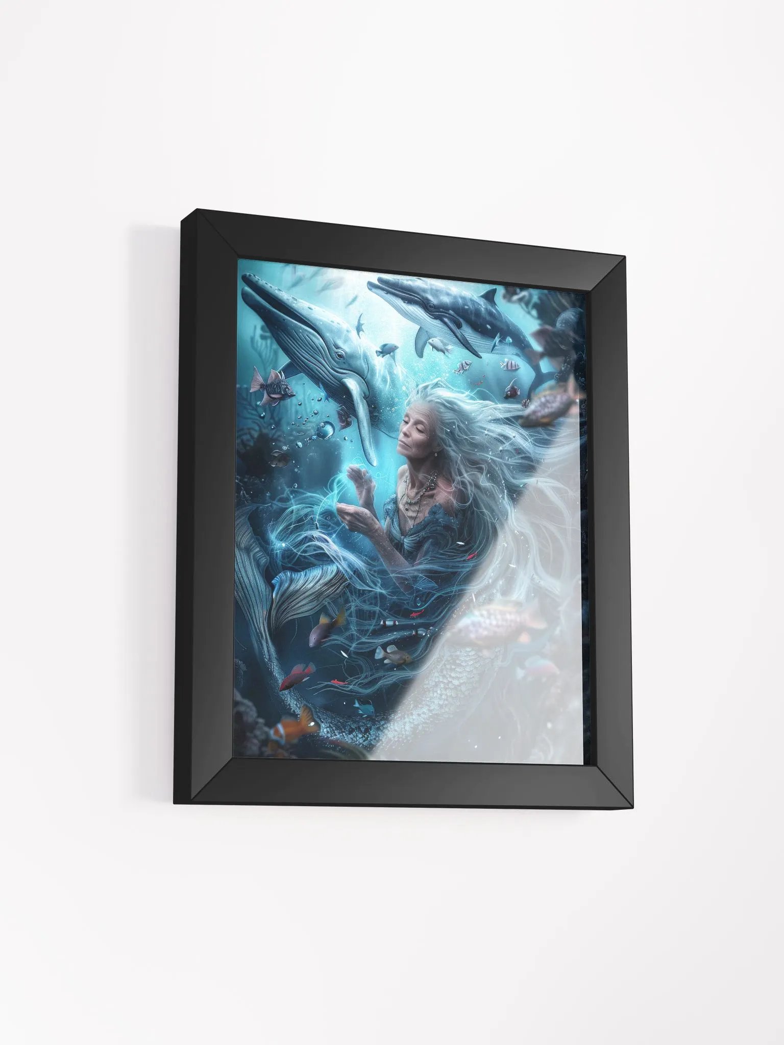 Elder mermaid - Framed High Quality Matte Poster product image (12)