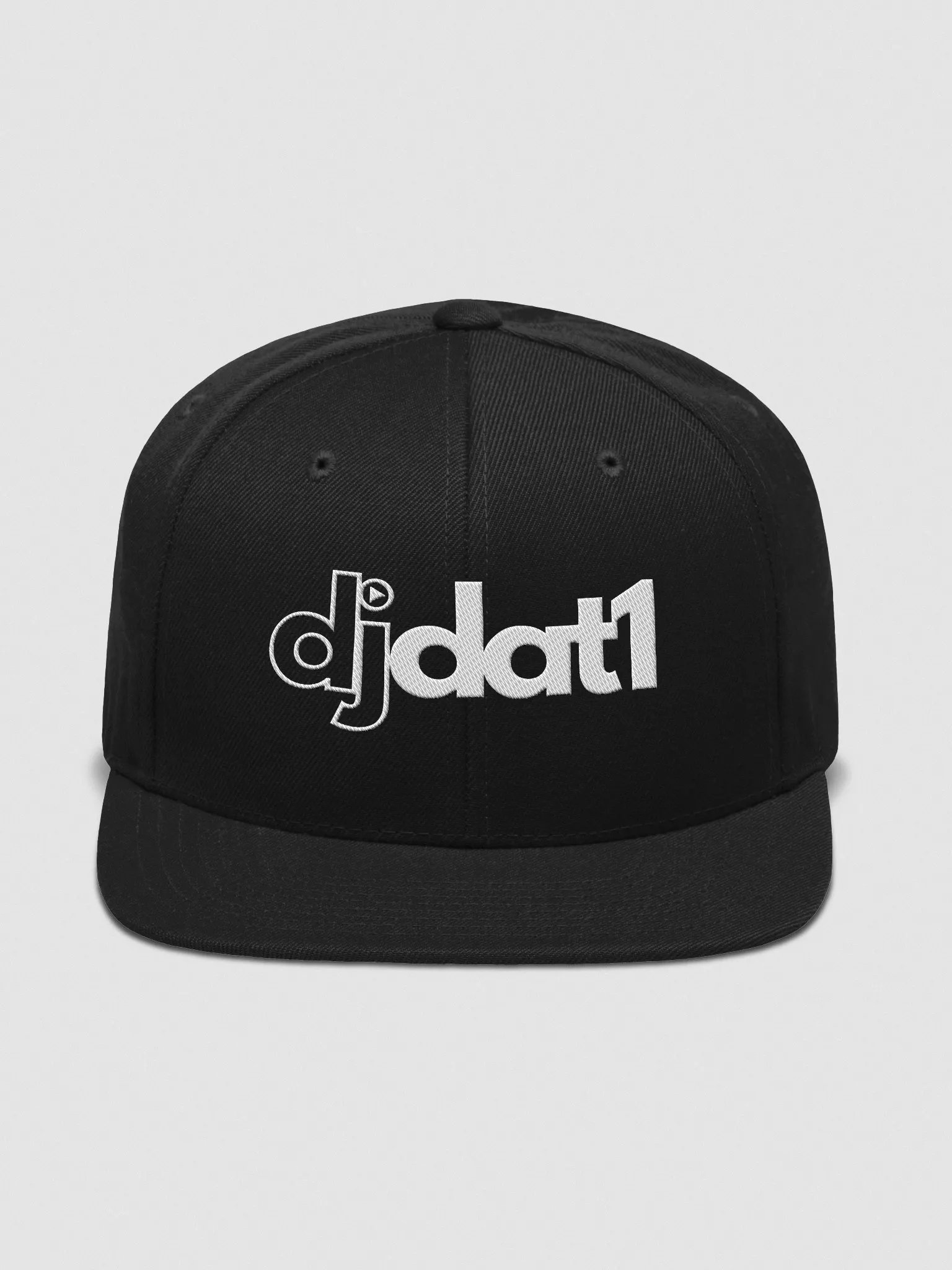 [DJDAT1] Signature Logo Woolblend Snapback Hat (white logo) product image (5)