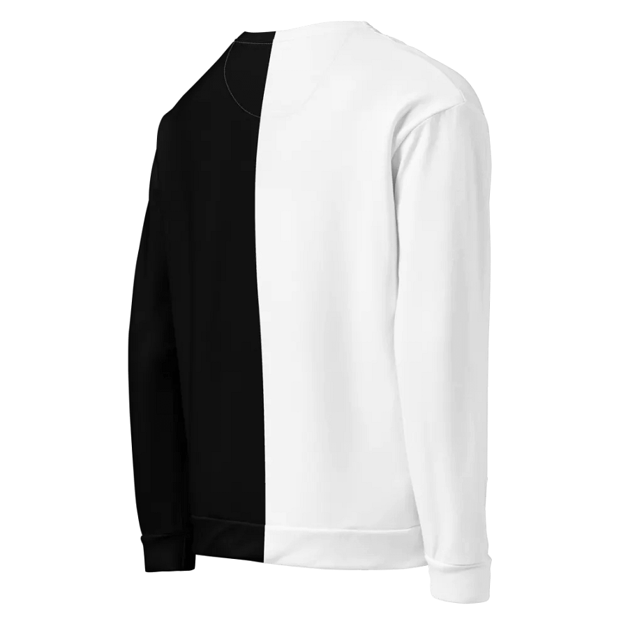 Half Black Half White Sweatshirt product image (3)