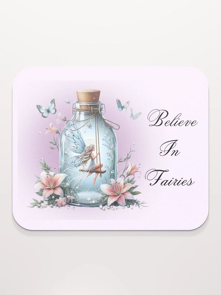 Whimsical Fairy Glass Bottle Mouse Pad product image (2)