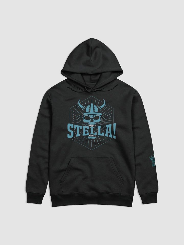 STELLA! (Blue) Hoodie - Black product image (1)