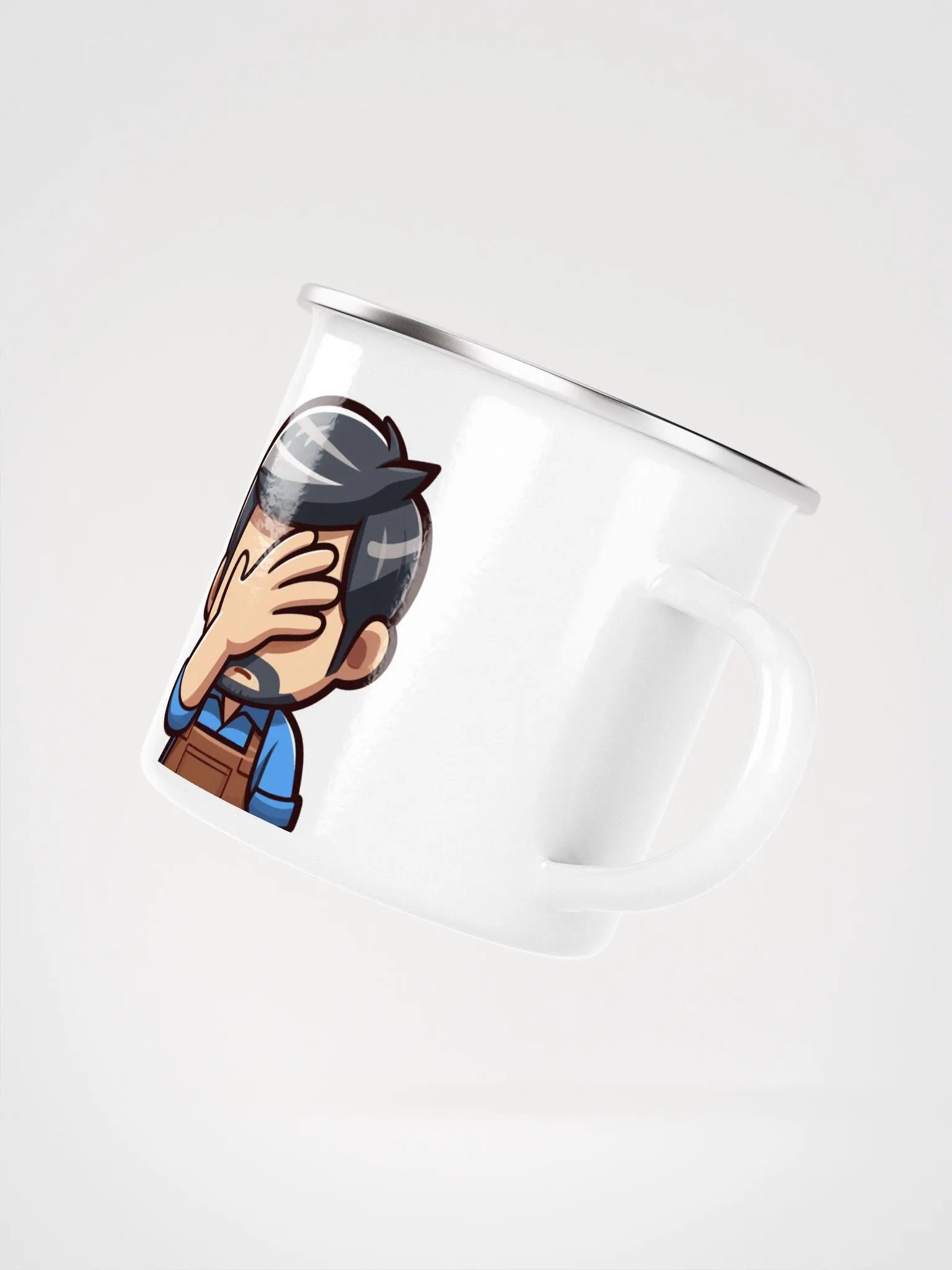 Face Palm Enamel Mug product image (3)