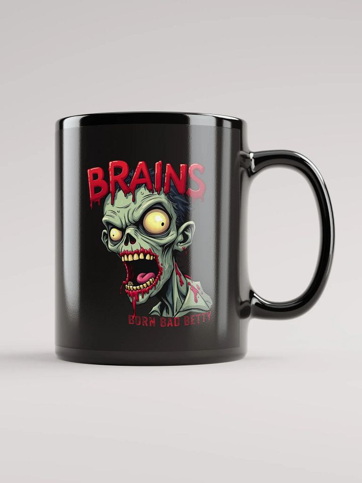 Zombie Brains Black Mug product image (2)