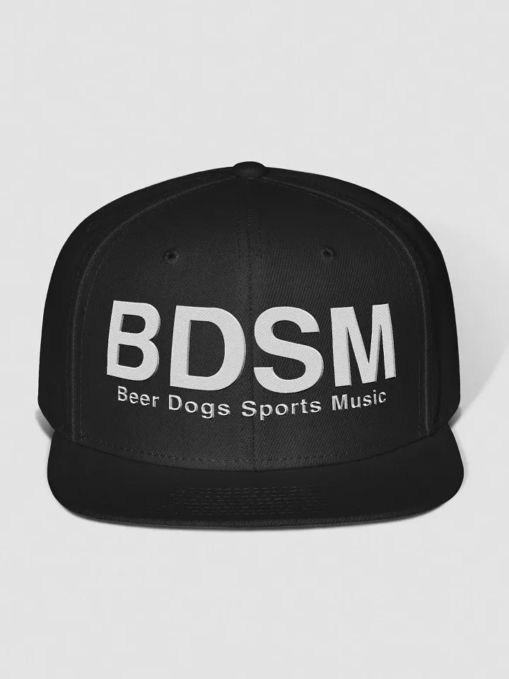 Beer Dogs Sports Music BDSM Snapback Hat product image (1)