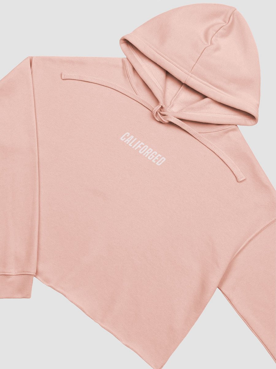 FORGED Crop Hoodie Peach product image (3)