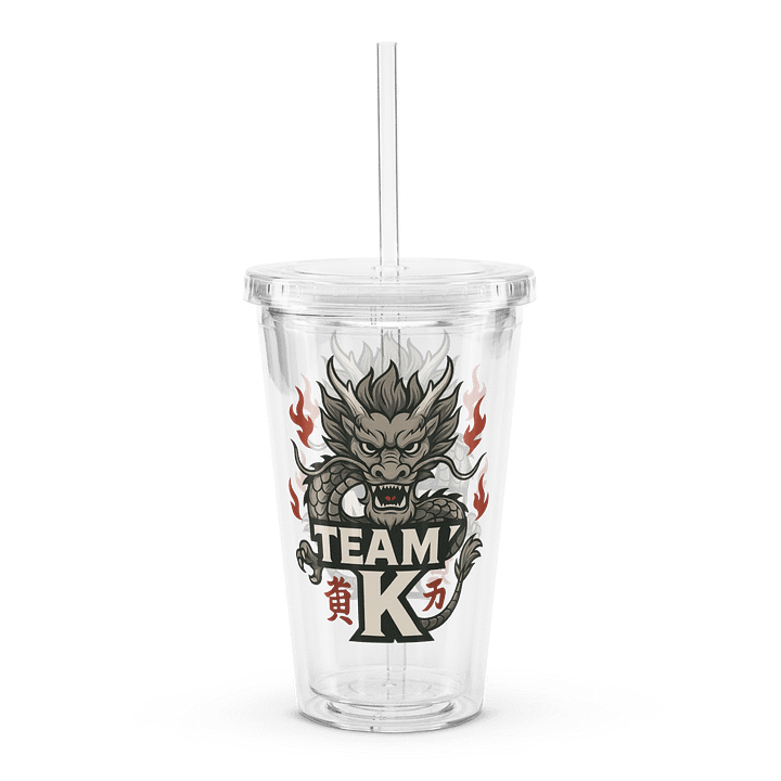 Team K China Clear Plastic Tumbler product image (1)