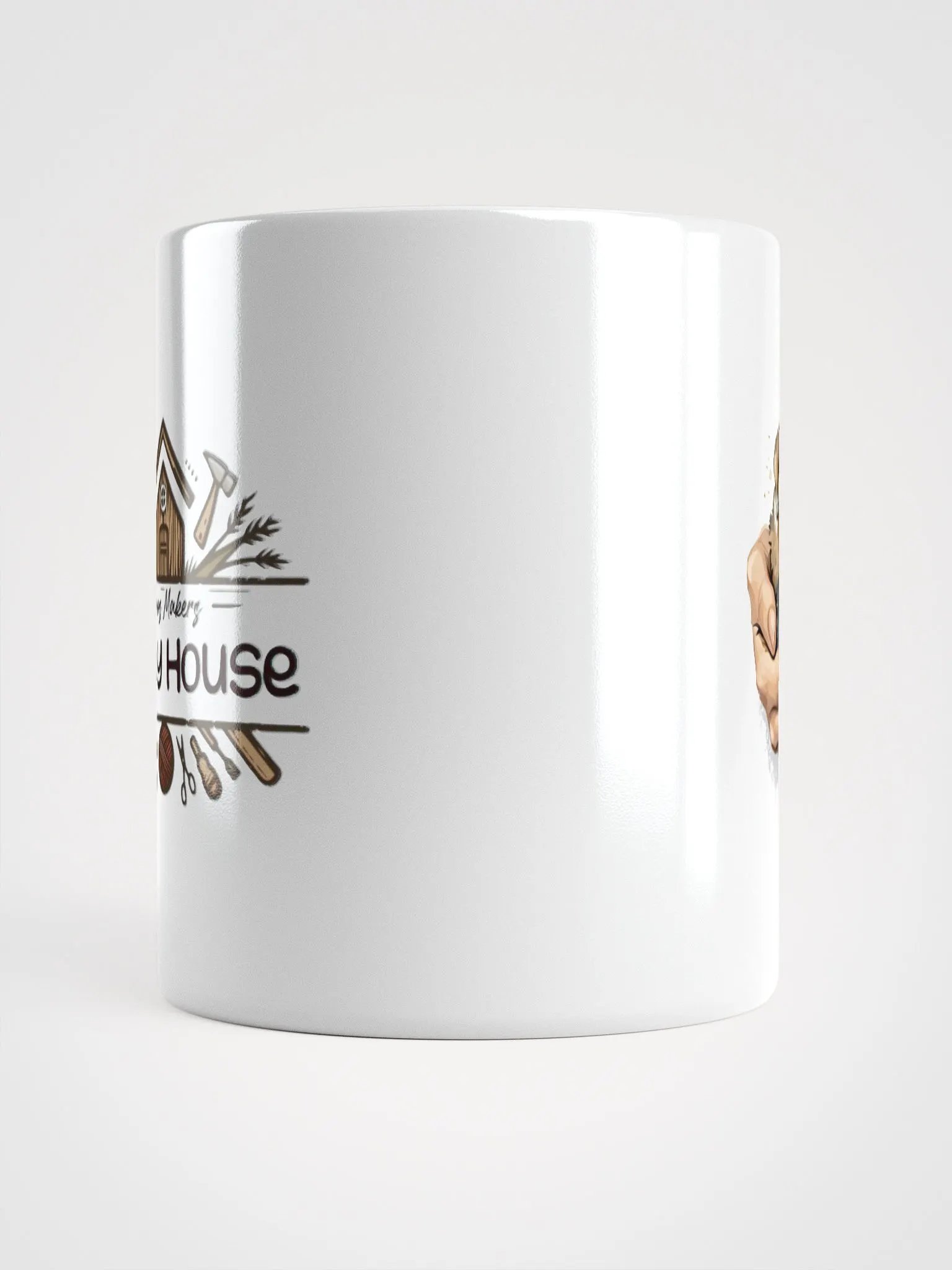Handful of Fluff | Glossy White Mug product image (5)