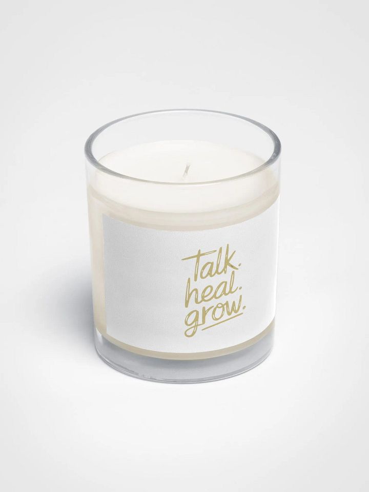 Hero Menswear "Talk, Heal, Grow" Scented Candle product image (2)