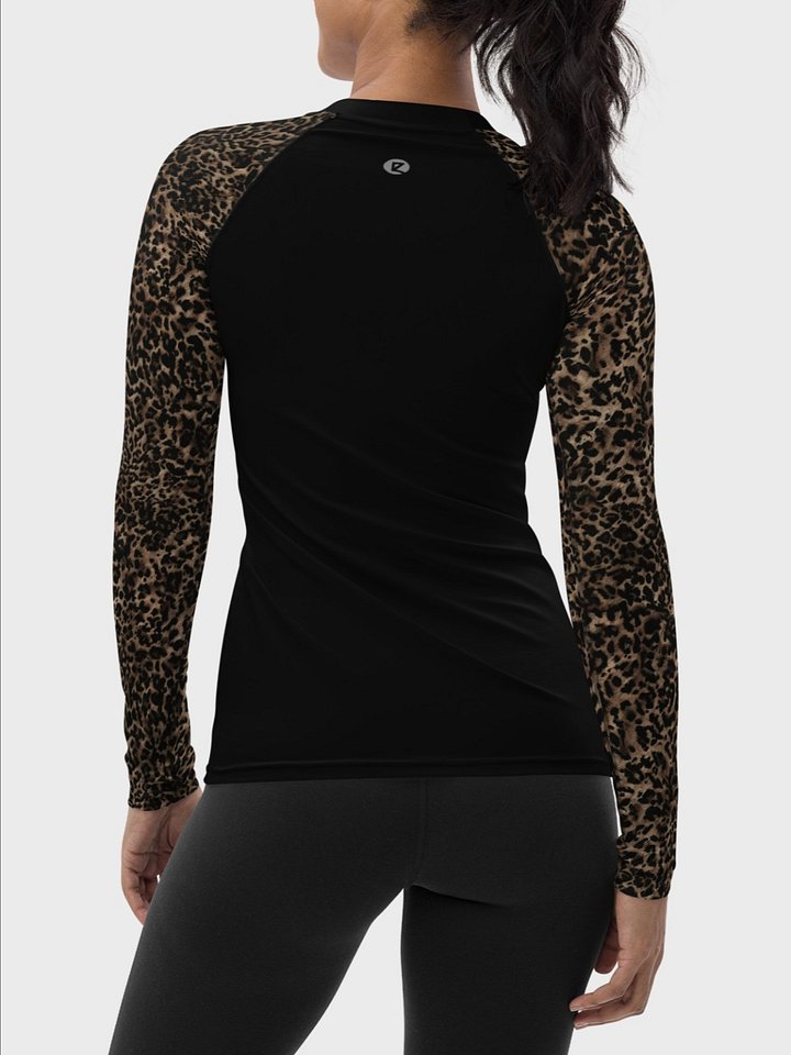 Rash Guard "Chic Dark Brown Leopard" product image (2)