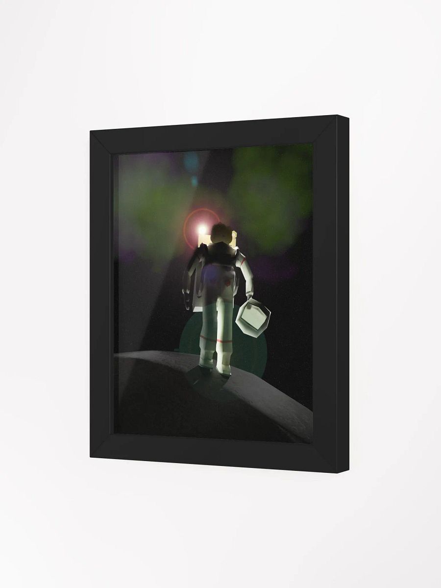 cosmic explorer framed poster product image (3)