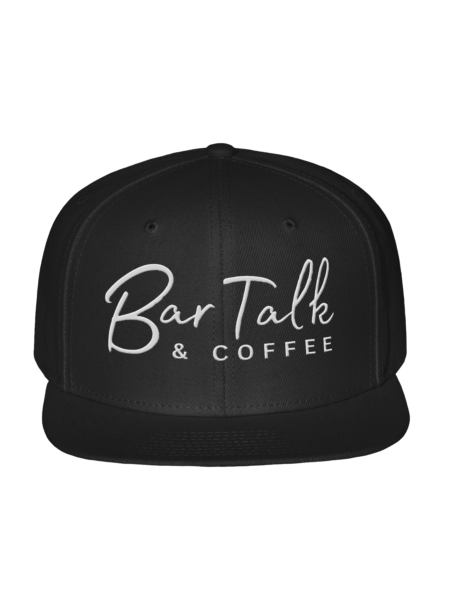Bar talk and coffee round cap product image (1)